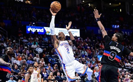 Thunder, sahasında Pistons'ı uzatmada yendi