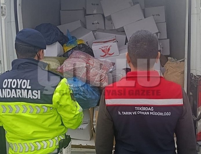 Tekirdağ'da 2 ton baklavaya hazır antepfıstığı imha edildi