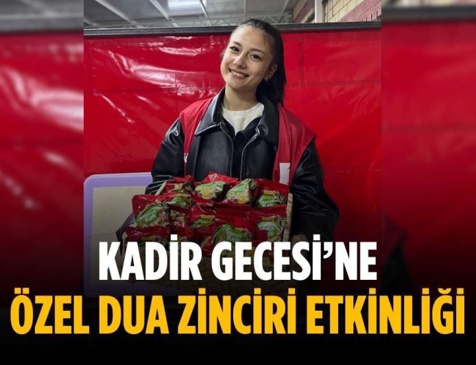 Kadir Gecesi’ne özel dua zinciri etkinliği