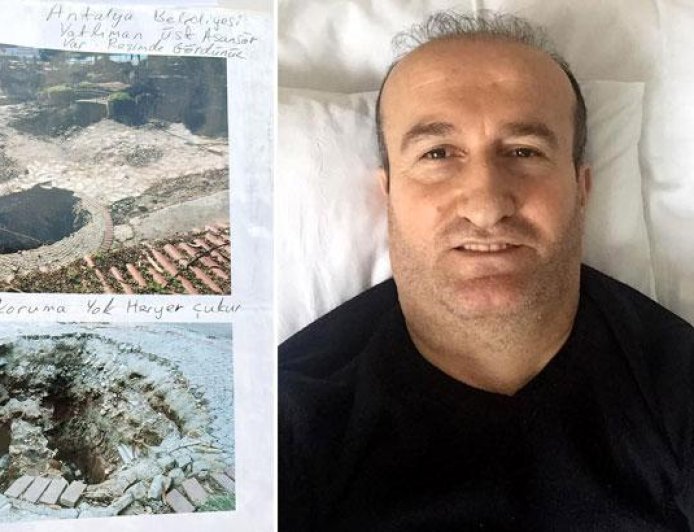 Antalya’da şehir merkezinde çukura düştü; 1 milyon lira tazminat kazandı: Ömrümü yediler