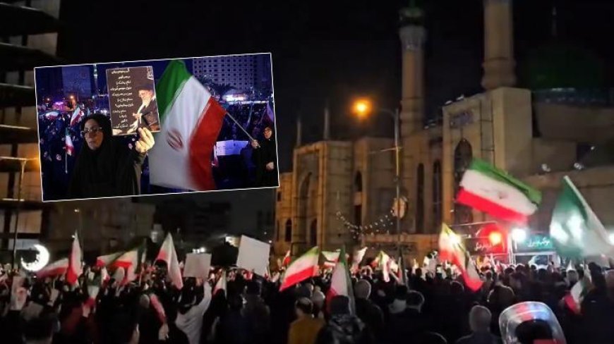 İran'da meydanlarda intikam çığlığı! Yüz binlerce kişi aynı sloganı atıyor