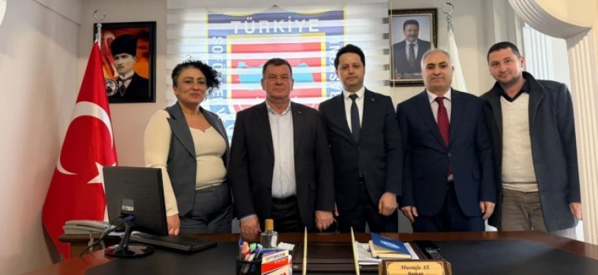 ÇERKEZKÖY VERGİ DAİRESİ MÜDÜRÜ TOPÇUOĞLU’NDAN AS’A ZİYARET