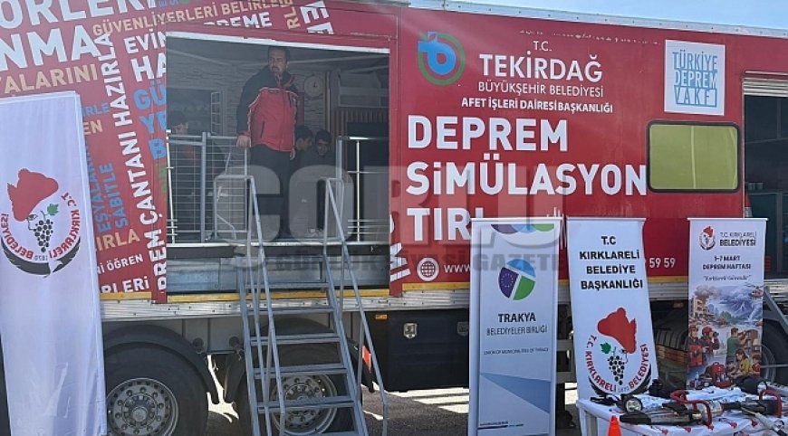 DEPREM HAFTASI'NDA AFET BİLİNCİ SEFERBERLİĞİ