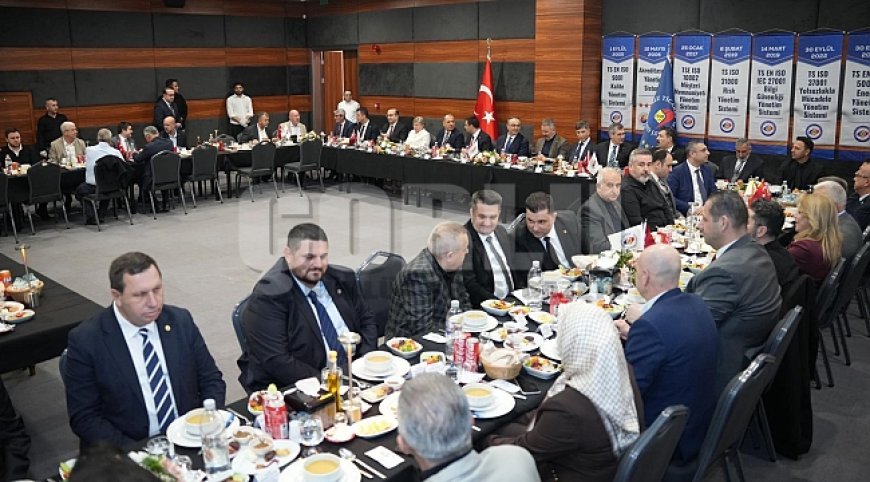 Çorlu’da Protokol İftarda Buluştu