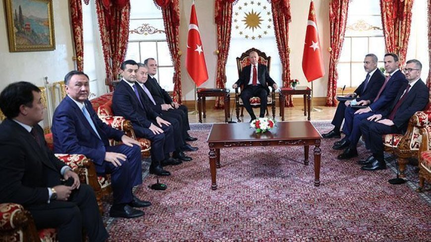Cumhurbaşkanı Erdoğan, Türk Devletleri Teşkilatı heyetini kabul etti