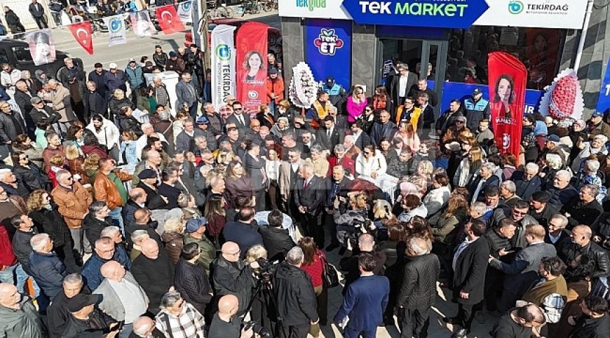 TEK MARKET DAYANIŞMA ZİNCİRİ ŞARKÖY’DE BÜYÜYOR