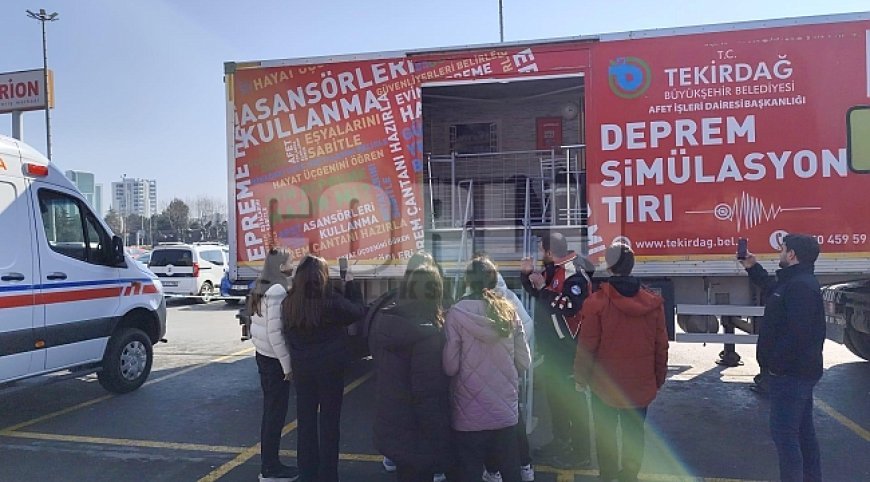 Çorlu’da Deprem Haftasında Afet Farkındalığı Seferberliği