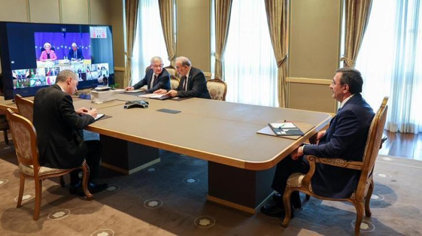 Cumhurbaşkanı Yardımcısı Yılmaz, İran'daki gelişmelerin ele alındığı çevrim içi liderler toplantısına katıldı