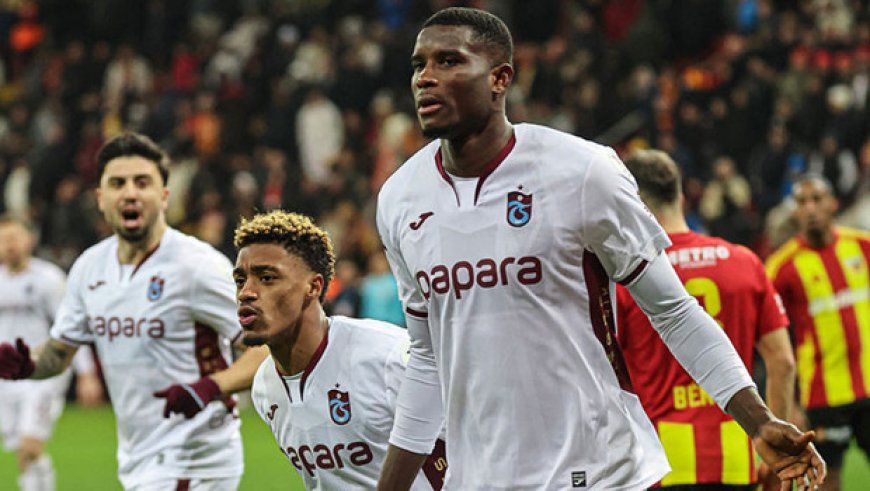 Trabzonspor'da Onuachu, 14 yıldır yapılamayanı yaptı: Burak Yılmaz'ın ardından bir ilk!