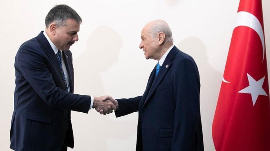 Bakan Çiftçi'den, Bahçeli'ye ziyaret