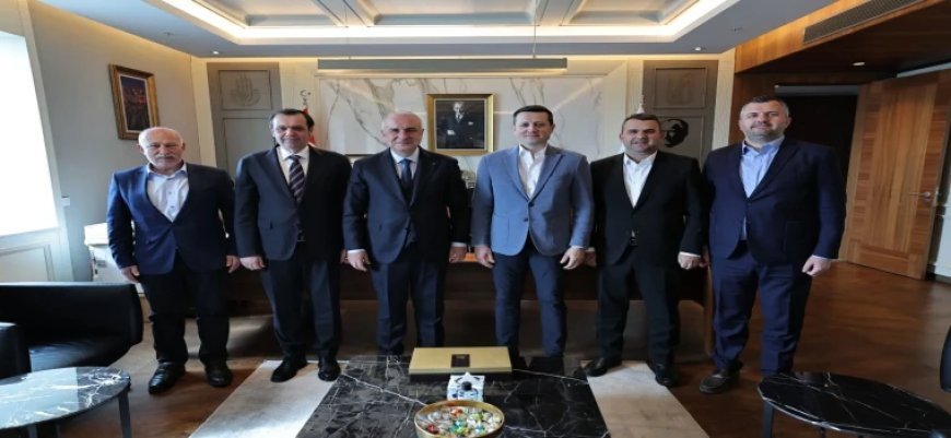 Belediye Başkanlarından İSKİ Genel Müdürü Başa’yı ziyaret etti