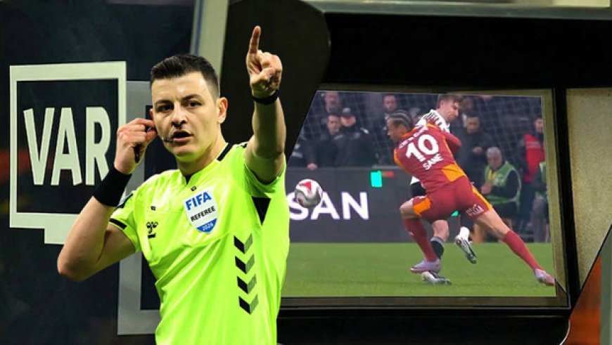 Beşiktaş - Galatasaray derbisinin VAR kaydı açıklandı: İşte Leroy Sane'nin kırmızı kartı...