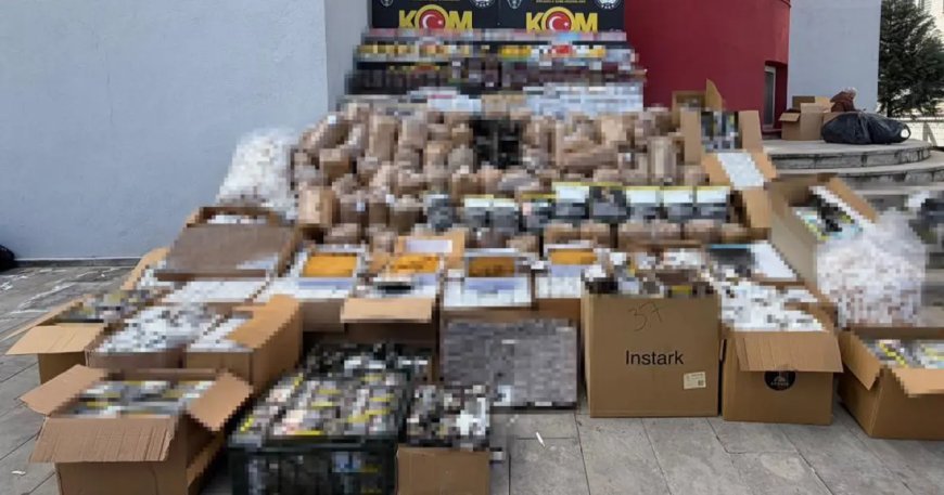 Adana'da sigara kaçakçılarına operasyon