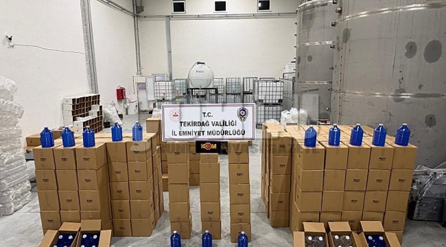 17 ton 815 litre etil alkol ele geçirildi