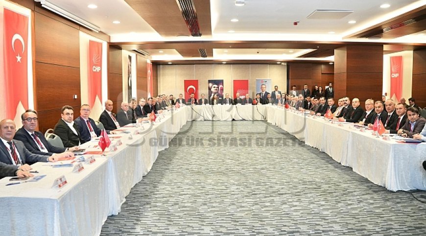 Trakya’daki CHP’li Belediye Başkanları Çorlu’da Bir Araya Geldi