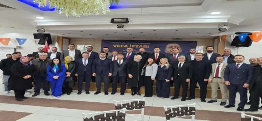 AK Parti Çerkezköy İlçe Başkanlığı’nın Vefa İftarına Katılım Yoğun Oldu