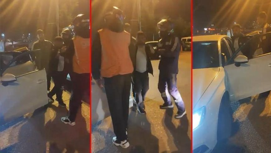 Yol verme tartışması dehşete döndü! Kuryeyi darbedip, aracıyla ezdi