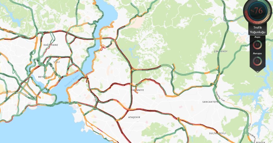 Yola çıkacaklar dikkat! İstanbul'da trafik adım adım ilerliyor