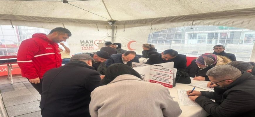 35 ÜNİTE KAN, ONLARCA HAYATA UMUT OLDU