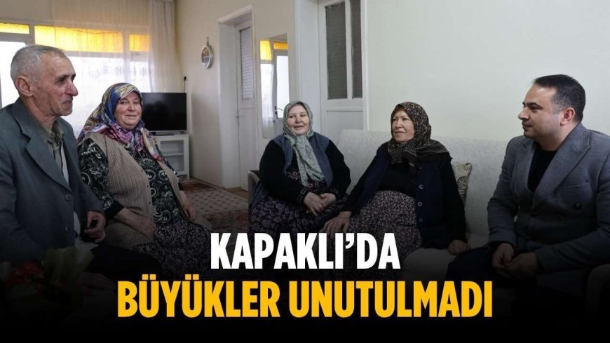 Kapaklı’da büyükler unutulmadı