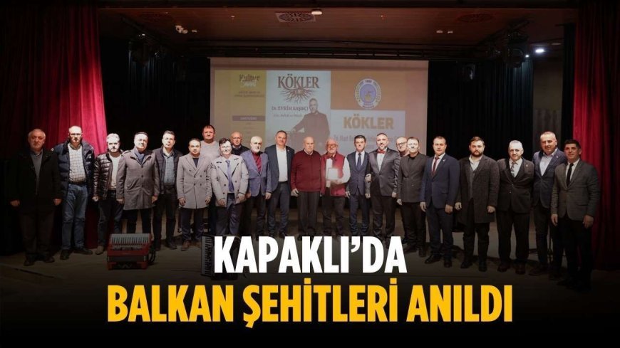 Kapaklı’da Balkan şehitleri anıldı
