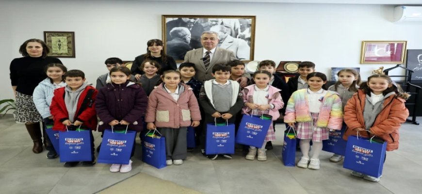 MİNİK ÖĞRENCİLER BELEDİYEDE AĞIRLANDI