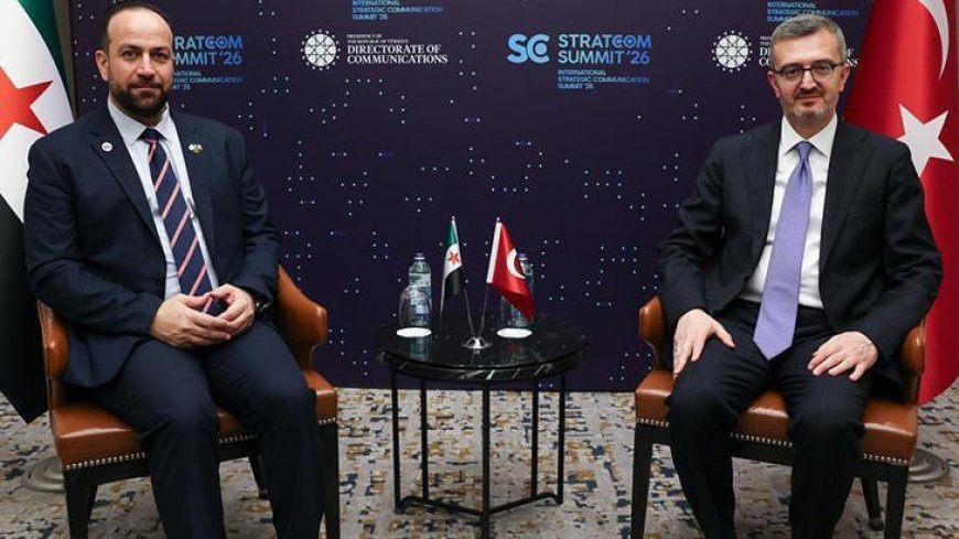 İletişim Başkanı Duran, Suriye Enformasyon Bakanı el-Mustafa ile görüştü