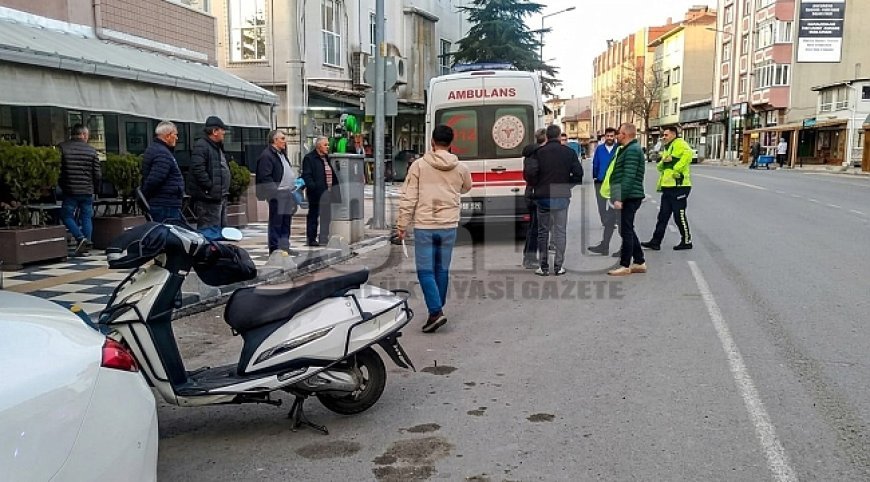 Tekirdağ'da motosiklet devrildi: 1 yaralı