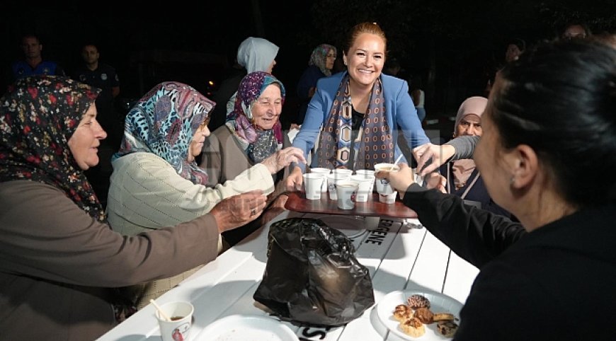 ERGENE’DE ÇAYLAR VE KAHVELER MÜGE BAŞKANDAN!