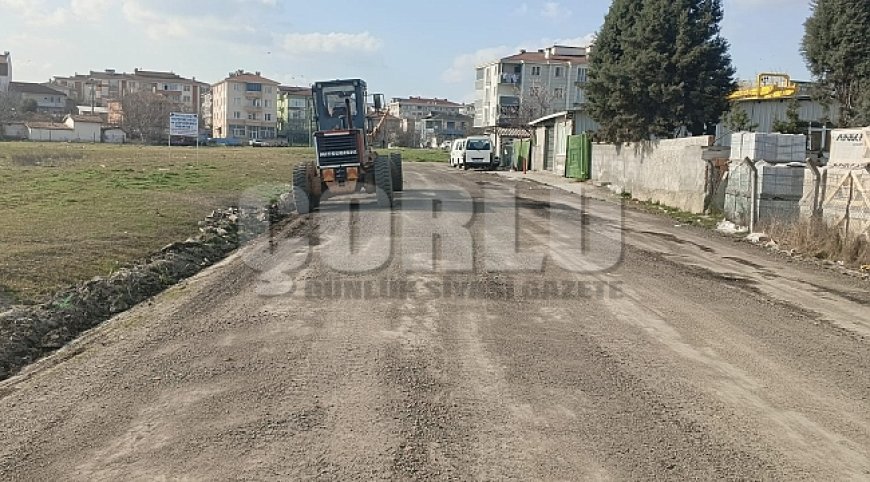 ERGENE’DE YOL BAKIM VE ONARIM ÇALIŞMALARI ARALIKSIZ SÜRÜYOR