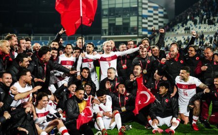 Türk sporunda A Milli Futbol Takımı'nın 2026 Dünya Kupası'na gitme sevinci!