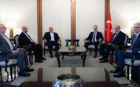 Dışişleri Bakanı Hakan Fidan Hamas heyetiyle bir araya geldi