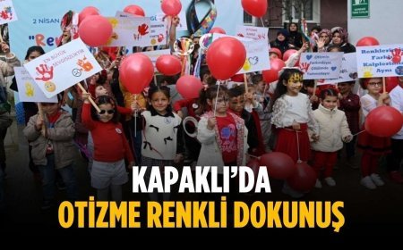Kapaklı’da otizme renkli dokunuş
