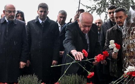 MHP lideri Bahçeli'den Alparslan Türkeş için anma mesajı