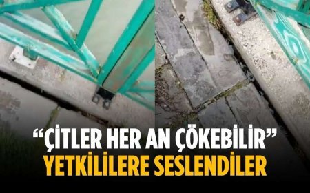 “Çitler her an çökebilir” Yetkililere seslendiler