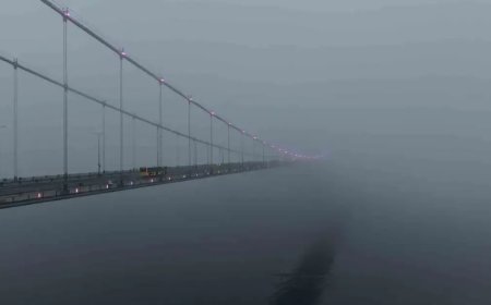 İstanbul sis altında: Görüş mesafesi düştü