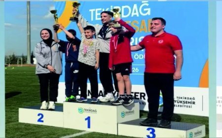 TEKİRDAĞ’IN EN HIZLI YARIŞMACISI RÜZGAR POLAT OLDU