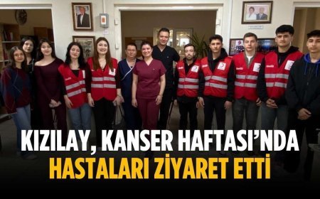 Kızılay, Kanser Haftası’nda hastaları ziyaret etti