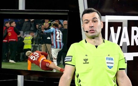 Trabzonspor-Galatasaray maçının VAR kaydı açıklandı: Hakem kararını neden değiştirmedi?