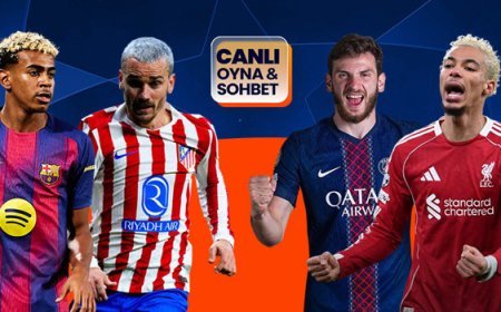 Şampiyonlar Ligi'nde iki dev maç nefesleri kesecek! Çeyrek final heyecanı canlı sohbet ile Misli'de