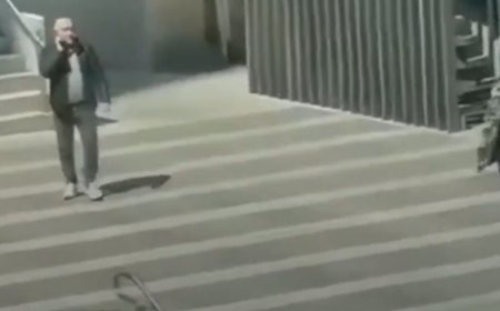 İsrail Konsolosluğu'nun bulunduğu binanın önündeki çatışmada polislerle dalga geçen 8 şüpheli gözaltında