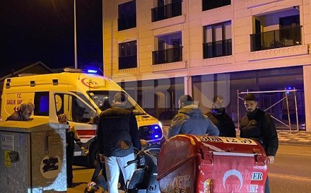 Motosiklet ile otomobil çarpıştı: 1 yaralı