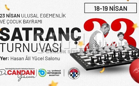 BÜYÜKŞEHİR’DEN 23 NİSAN’A ÖZEL ÖDÜLLÜ SATRANÇ TURNUVASI
