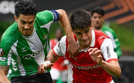 Braga 1-1 Real Betis (UEFA Avrupa Ligi Çeyrek Final)