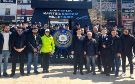 ÇERKEZKÖY’DE POLİS TEŞKİLATI’NIN 181. YILI KUTLANDI