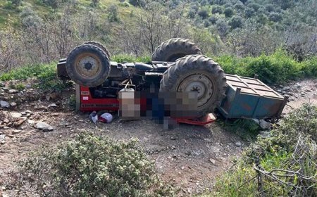 Manisa'da feci kaza! Traktör devrildi, 3 kişi hayatını kaybetti
