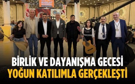 Birlik ve dayanışma gecesi yoğun katılımla gerçekleşti