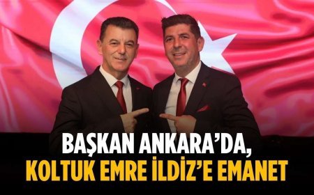 Başkan Ankara’da, koltuk Emre İldiz’e emanet