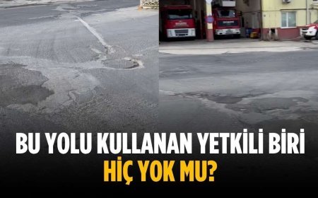 “Bu yolu kullanan yetkili biri hiç yok mu?”