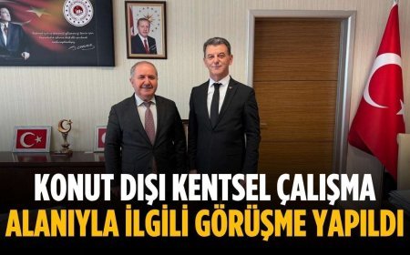 Konut dışı kentsel çalışma alanıyla ilgili görüşme yapıldı